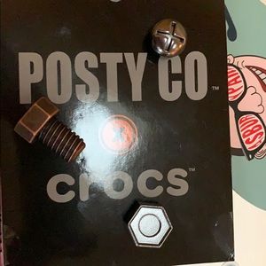 Post Malone crocs scrap metal 3 pk jibbitz.